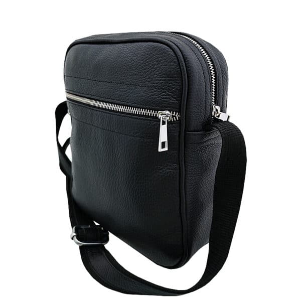 Borseta piele naturala barbati - City Bag 01 - imagine 2