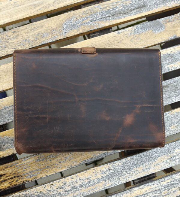 Husa pastrare si protectie carti de colectie -Vintage leather - imagine 5