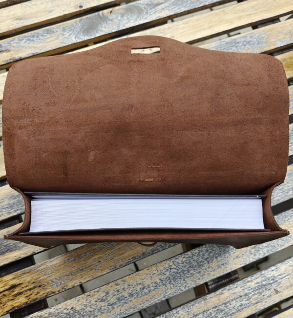 Husa pastrare si protectie carti de colectie -Vintage leather - imagine 3